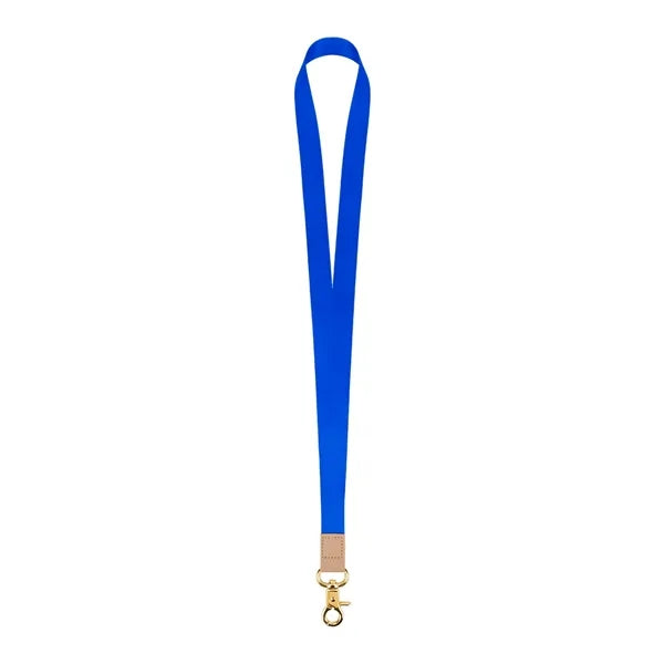 3/4'' Lanyard w/ PU Crimp & Optional Clamp