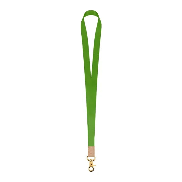 3/4'' Lanyard w/ PU Crimp & Optional Clamp