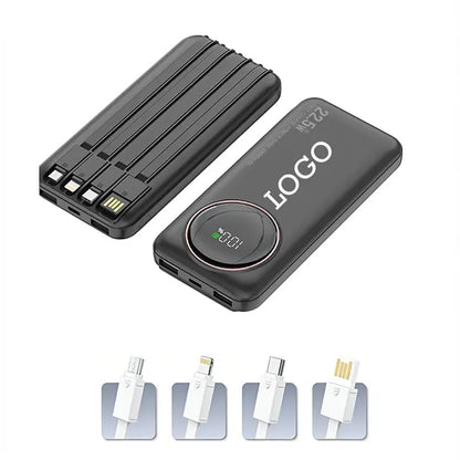 Portable Charger Power Bank with LED