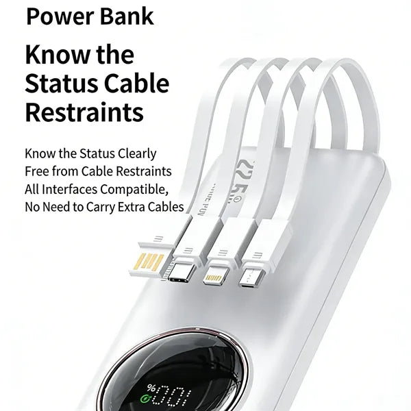 Portable Charger Power Bank with LED