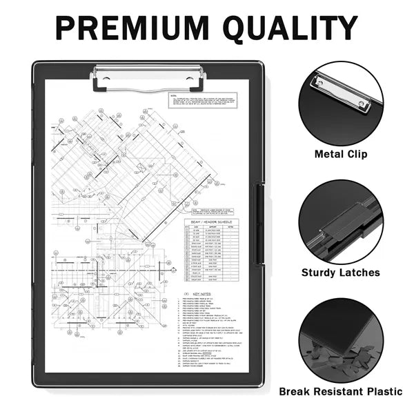 Plastic Clipboard with Storage