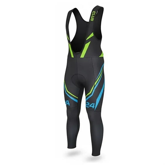 Cycling Bib Tights with Fleece Lining Sublimated