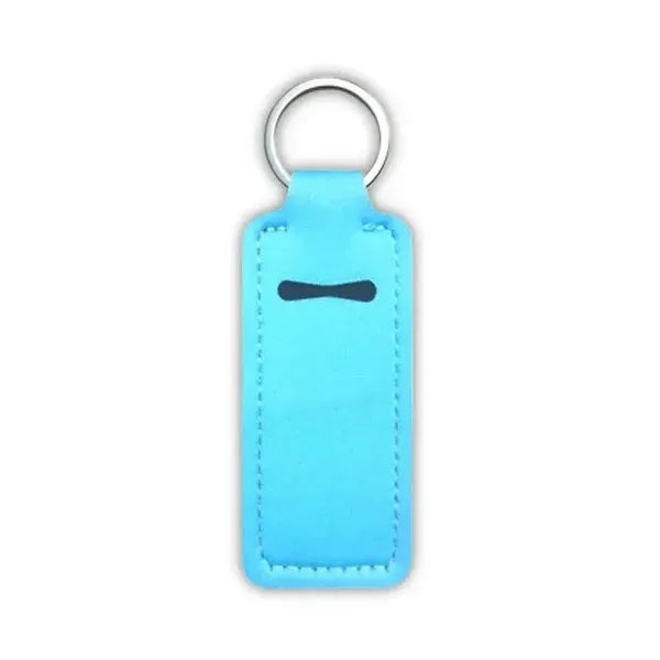 Neoprene Lip Balm & Lipstick Holder Keychain