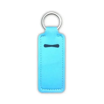 Neoprene Lip Balm & Lipstick Holder Keychain