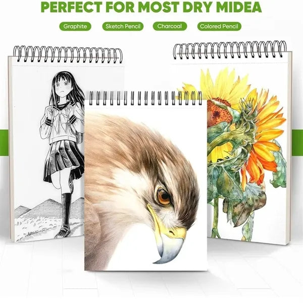 Spiral Sketchbook for School, Art, Students & Teachers