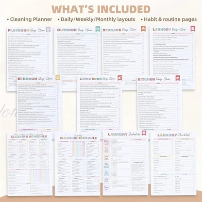 ADHD Cleaning Planner for Adults