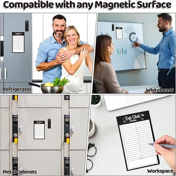 Magnetic Notepad for Fridge Grocery List