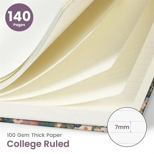 A5 Lined Spiral Journal Notebook for Women