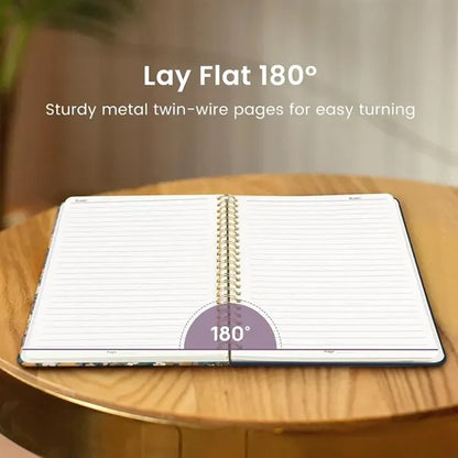 A5 Lined Spiral Journal Notebook for Women