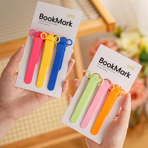 Silicone Bookmark with Pen Holder