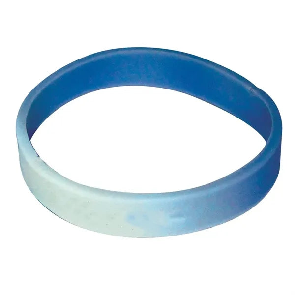 Debossed & Screen Printed Silicone Wristbands