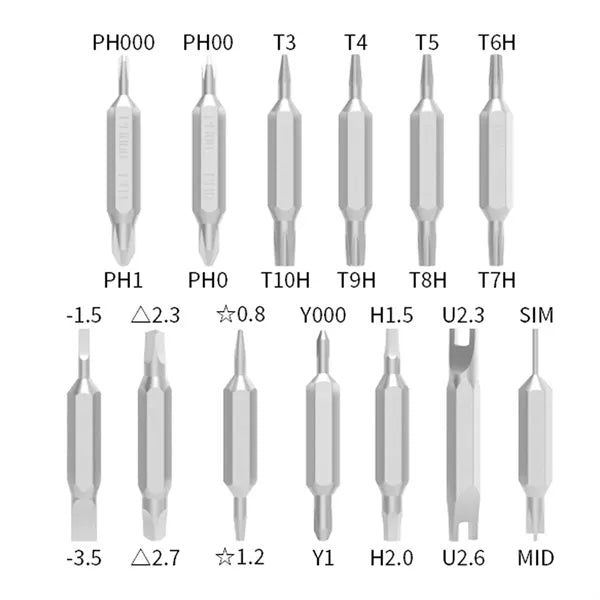 Watches laptops repairs 27 in 1 precision screwdriver set