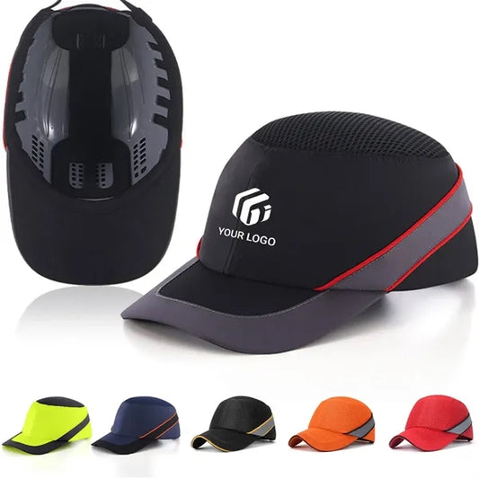 Breathable head protection baseball hat safety bump cap