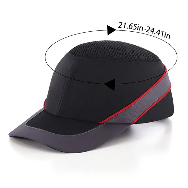 Breathable head protection baseball hat safety bump cap