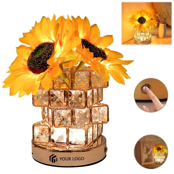 Bedroom bar birthday gift night light sunflower flower lamp