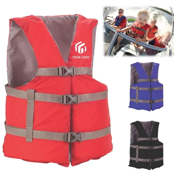 Boating swimming pool beach adult kids jacket life vest