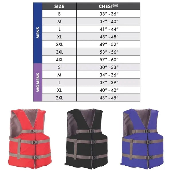 Boating swimming pool beach adult kids jacket life vest