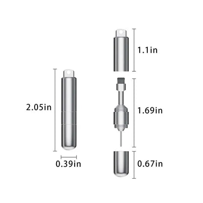 Portable 2 in 1 SIM card removal tool with cleaning brush