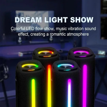 Portable waterproof home outdoor party bluetooth speaker