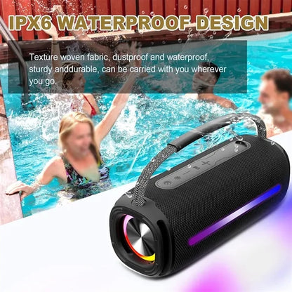 Portable waterproof home outdoor party bluetooth speaker