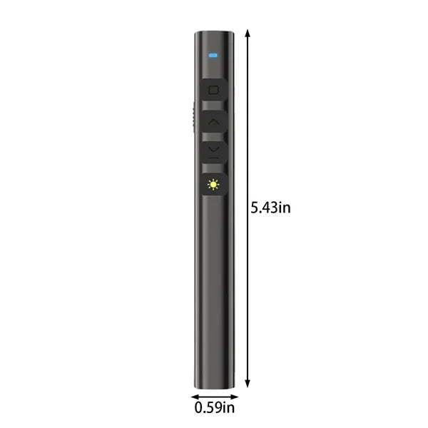 Classroom business presentation clicker with red light