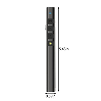 Classroom business presentation clicker with red light