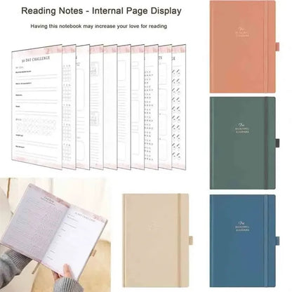 A5 PU Reading Journal Notebook