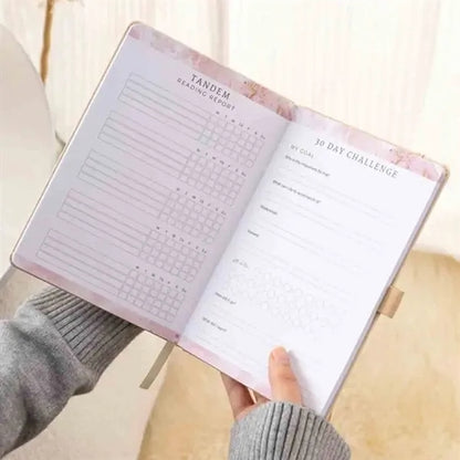 A5 PU Reading Journal Notebook