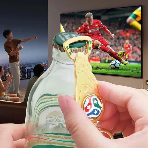 2026 world cup gift portable trophy keychain bottle opener