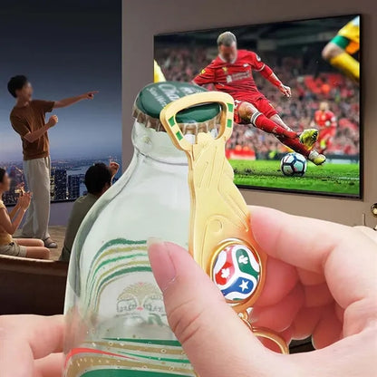 2026 world cup gift portable trophy keychain bottle opener