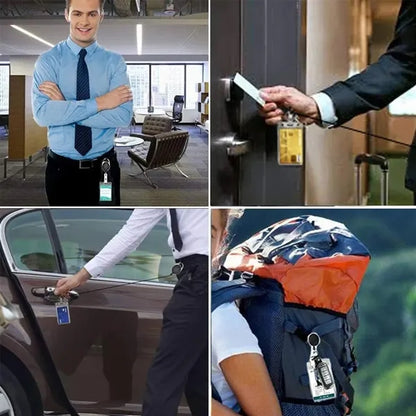 Retractable ID Card Badge Holder