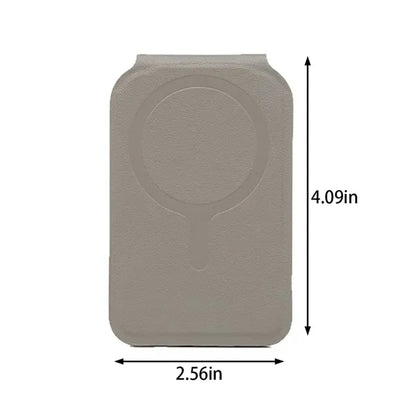 RFID blocking cards holder magnetic wallet with mirror