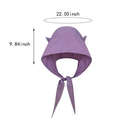 Summer travel outdoor quick-drying fun devil horn sun hat