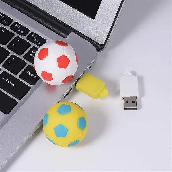 Novelty office gift 16GB soccer USB flash drive pendrive