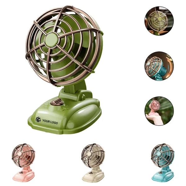 Multifunctional travel home quiet cooling mini desk fan