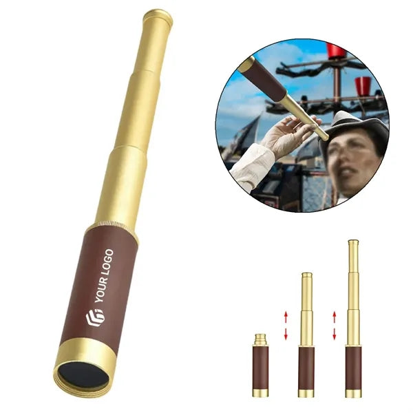 Travel waterproof pocket scalable pirate telescope monocular