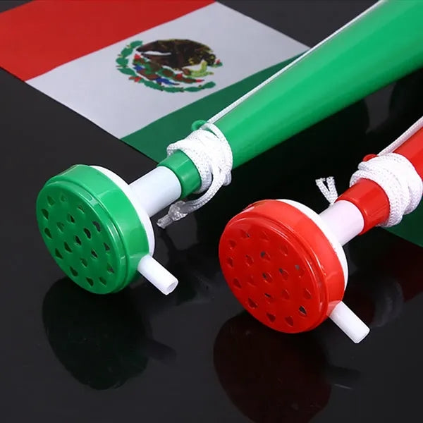 Stadium horn with nation flags noisemakers for soccer party