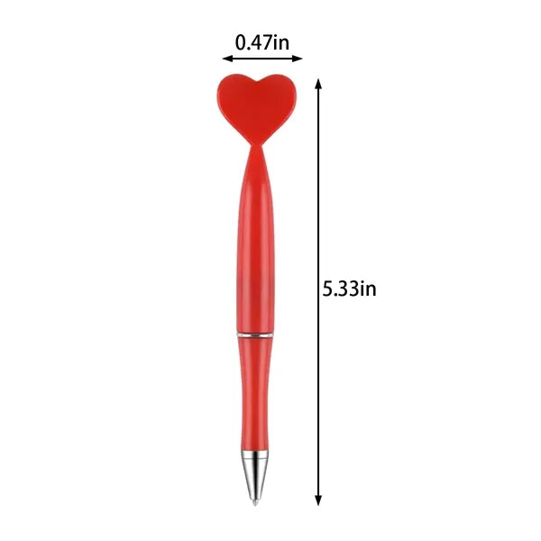 Office wedding novelty Valentine's day heart shaped pens