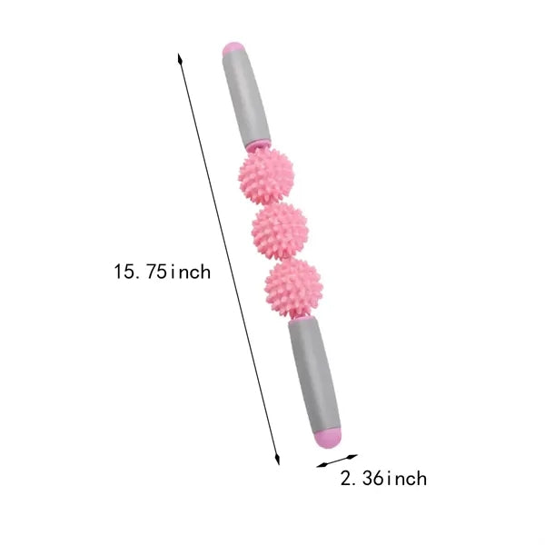 Multipurpose fitness yoga body leg back massage roller stick