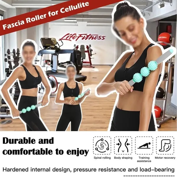 Multipurpose fitness yoga body leg back massage roller stick