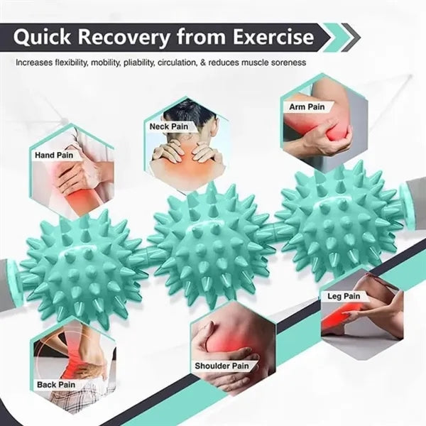 Multipurpose fitness yoga body leg back massage roller stick