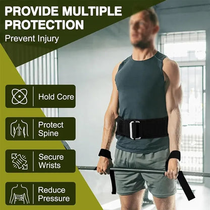 Quick locking unisex premium gym fitness weight lifting belt