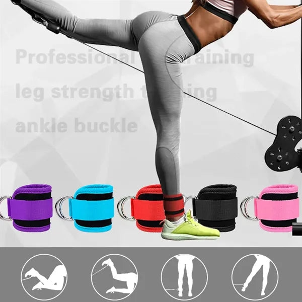 Gym foot leg training wrist ankle straps resistance bands