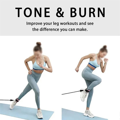 Gym foot leg training wrist ankle straps resistance bands