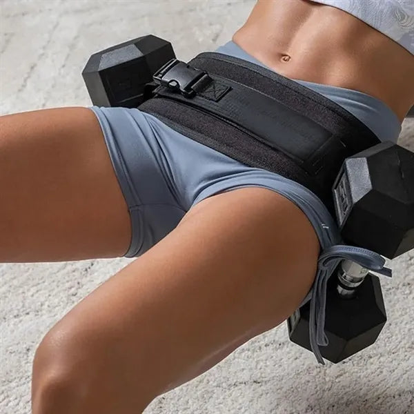 Gym workouts anti-slip adjustable exercise hip thrust belt