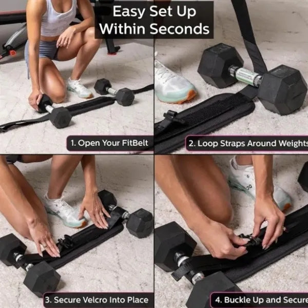 Gym workouts anti-slip adjustable exercise hip thrust belt
