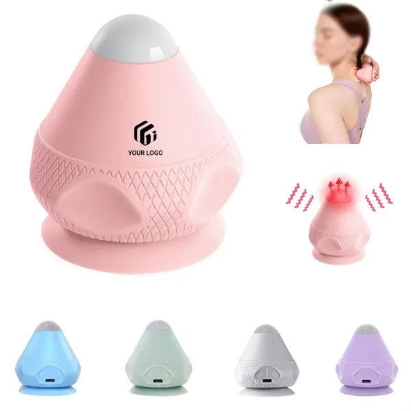Heat vibration deep massage electric adsorption fascia ball
