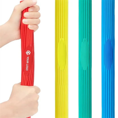 Grip strength trainer non-slip fitness flex resistance bar