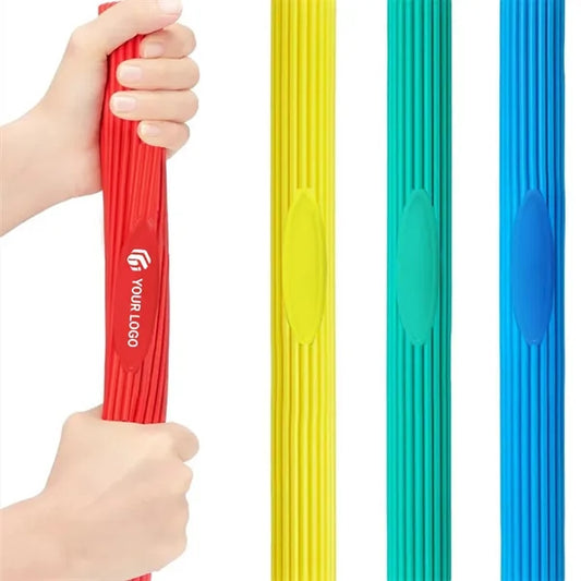 Grip strength trainer non-slip fitness flex resistance bar