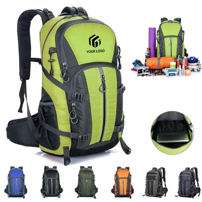 Lightweight waterproof 40L travel camping hiking backpack